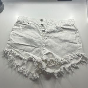 Wild Fable White Jean Shorts